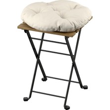 IKEA Tarnö Siyah-Kahverengi Katlanır Tabure
