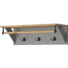 IKEA Kallsö Gri 80 cm Duvar Askısı