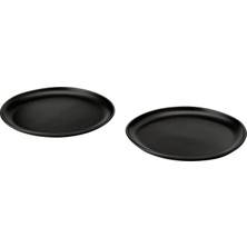 IKEA Stockholm 2025 Siyah 26 cm Tabak Seti