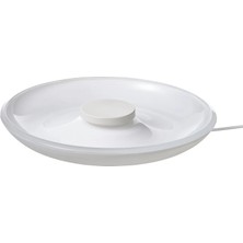 IKEA Vastmarke Beyaz 28X27 cm Kablosuz Şarj Standı