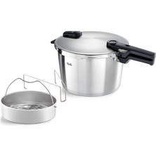 Fissler Vitaquick Premium 8 Litre Düdüklü Tencere + Buharda Pişirme Aparatı