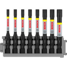 Bosch Professional Accessories 2608522329-SET Impact Control T15-TTEILIG Tornavida Ucu