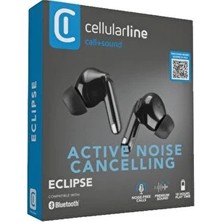 Cellularline Eclipse Bteclıpsetwsk Anc Enc Özellikli Tws Siyah Kulaklık