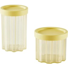 IKEA Spjutlılja Açık Sarı Kapaklı Plastik Kavanoz