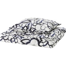 IKEA Harlır Çok Renkli 150X200/50X60 cm Tek Kişilik Nevresim Seti