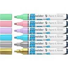 Schneider 320 Akri̇li̇k Marker 4mm SET/2-120296 6 Li
