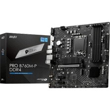 Marmara Qumasch Msı B760 Gamıng Plus Wıfı Ddr5(X4) 6800(OC) HDMI / Dp 2.5g Lan Wifi-6e 1700P Pcı-E Gen Usb3.2 Atx (12-13-14. Nesil)