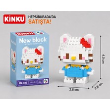Kinku Hello Kitty Mavi Karakter Figür Oyuncak 3D Yapboz Puzzle Yapı Oyuncakları