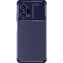 Xiaomi Redmi Note 12 5g Kılıf Karbon Görünümlü Silikon Kamera Korumalı Üstün Koruma Vintrend