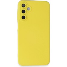 Eco Port Samsung Galaxy A15 4g Kılıf Nano Içi Kadife Silikon - Sarı