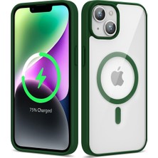iPhone 14 Kılıf Kenarlar Ince Arka Kısım Magsafe Kamera Yükseltili Silikon Vintrend