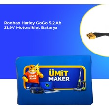 Ümit Maker Roobax Harley Gogo 5.2 Ah 21.9V Motorsiklet Batarya