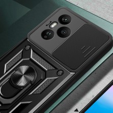 Honor 400 Pro Kılıf Sürgülü Kamera Koruyucu Manyetik Standlı Tank Koruma Vintrend