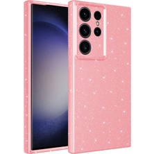 Galaxy S24 Ultra Kılıf Kamera Korumalı Simli Silikon Üstün Koruma Vintrend