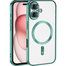 iPhone 16 Plus Kılıf Magsafe Kamera Lens Korumalı Logo Gösteren Ince Hafif Vintrend