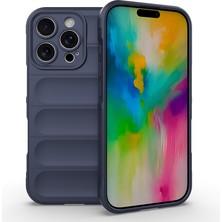 iPhone 16 Pro Kılıf Kamera Korumalı Esnek Silikon Parmak Şeritli Vintrend