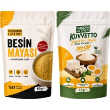 Makarna Lütfen Avantajlı Besin Mayası ve Yumurta Peynir Tozu Karışımı (100 Gram)