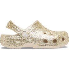 Crocs  Classic Chunky Glitter Clog Çocuk Bej Günlük Stil Terlik 211939_0LH