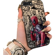 HONTINGA iPhone 8 Plus ile Uyumlu Kılıf Silikon Kenar Sert Arka Kamera Koruyucu Basitlik Anti Düşme Kamera Korumalı Spiderman Desen Couple Telefon Kılıfı Kadın ve Erkek Için Uygundur K1-1902