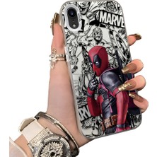 HONTINGA iPhone Xr ile Uyumlu Kılıf Silikon Kenar Sert Arka Kamera Koruyucu Basitlik Anti Düşme Kamera Korumalı Spiderman Desen Couple Telefon Kılıfı Kadın ve Erkek Için Uygundur K1-1902