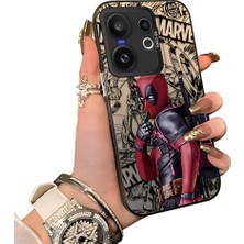 HONTINGA Vivo X200 Fe ile Uyumlu Kılıf Silikon Kenar Sert Arka Kamera Koruyucu Basitlik Anti Düşme Kamera Korumalı Spiderman Desen Couple Telefon Kılıfı Kadın ve Erkek Için Uygundur K1-1902