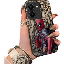 HONTINGA Vivo Y36 ile Uyumlu Kılıf Silikon Kenar Sert Arka Kamera Koruyucu Basitlik Anti Düşme Kamera Korumalı Spiderman Desen Couple Telefon Kılıfı Kadın ve Erkek Için Uygundur K1-1902