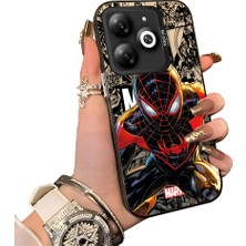 HONTINGA Tecno Spark Go 2024 ile Uyumlu Kılıf Silikon Kenar Sert Arka Kamera Koruyucu Basitlik Anti Düşme Kamera Korumalı Spiderman Desen Couple Telefon Kılıfı Kadın ve Erkek Için Uygundur K1-1900