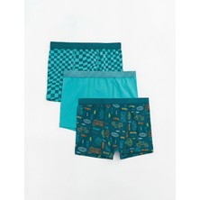 Lc Waikiki Yeni Sezon Baskılı Erkek Çocuk 3'lü Boxer