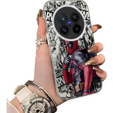 HONTINGA Vivo X200 Pro ile Uyumlu Kılıf Silikon Kenar Sert Arka Kamera Koruyucu Basitlik Anti Düşme Kamera Korumalı Spiderman Desen Couple Telefon Kılıfı Kadın ve Erkek Için Uygundur K1-1902
