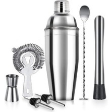 Bar Boss Professional Barware 7 Parça Avantajlı Kokteyl Seti 750 ml Shaker
