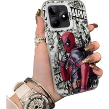 HONTINGA Realme C53 ile Uyumlu Kılıf Silikon Kenar Sert Arka Kamera Koruyucu Basitlik Anti Düşme Kamera Korumalı Spiderman Desen Couple Telefon Kılıfı Kadın ve Erkek Için Uygundur K1-1902