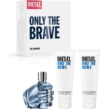 Diesel Only The Brave EDT 125 ml + 2x75 ml Duş Jeli Erkek Parfüm Seti