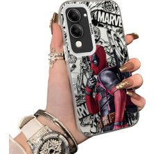 HONTINGA Vivo Y04 ile Uyumlu Kılıf Silikon Kenar Sert Arka Kamera Koruyucu Basitlik Anti Düşme Kamera Korumalı Spiderman Desen Couple Telefon Kılıfı Kadın ve Erkek Için Uygundur K1-1902