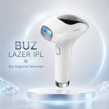 Mkio IPL Buz Soğutmalı Epilasyon Cihazı 1.000.000 Atım 9 Enerji Seviyesi HR-SR-RA Başlıklı LED Ekranlı