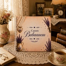 Scrap Kulübü Canım Babaannem Anı ve Fotoğraf Albümü – Babaanneye Özel Hediye – 20X20 cm Spiralli – 50 Sayfa