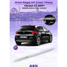 AEK Modern Citroen C3 Bagaj Alt Çıta Paslanmaz Çelik