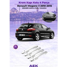 AEK Modern Renault Megane 3 Kapı Kolu 2010-2015 Paslanmaz Çelik