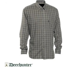 T. Deerhunter Waylon 399 Yeşil Kareli Uzun Kol Gömlek 41/42