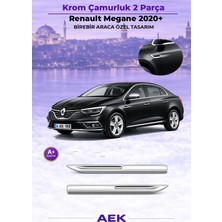 AEK Modern Renault Megane 5 Çamurluk Kromu 2020- Paslanmaz Çelik