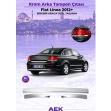 AEK Modern Fiat Linea Arka Tampon Çıtası 2012- Paslanmaz Çelik