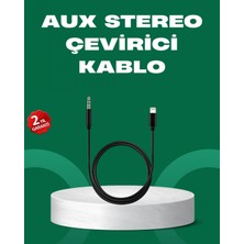 Hace Bazaar Lightning To 3.5mm Aux Ses Dönüştürücü Kablo 1 Metre Stereo Uyumlu