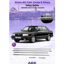 AEK Modern Tofaş Şahin-Doğan- Cam Çıtası Paslanmaz Çelik