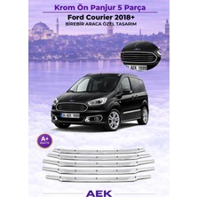 AEK Modern Ford Courier Ön Panjur 2018- Paslanmaz Çelik