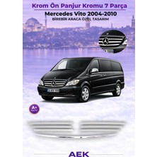 AEK Modern Mercedes Sprinter Ön Panjur 2006-2012 Paslanmaz Çelik