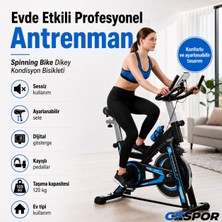 CKSpor Luxury Spinning Bike Dikey Kondisyon Bisikleti 120 kg Taşıma Kapasiteli Ev Tipi Egzersiz Bisikleti
