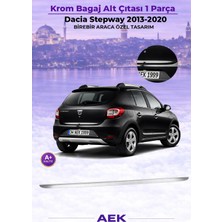 AEK Modern Dacia Duster Bagaj Alt Çıta 2009-2018 Paslanmaz Çelik