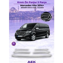 AEK Modern Mercedes Vito Ön Panjur 2014- Paslanmaz Çelik