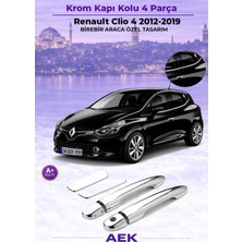 AEK Modern Renault Clio 4 Kapı Kolu 2012-2018 Sensösüz Paslanmaz Çelik