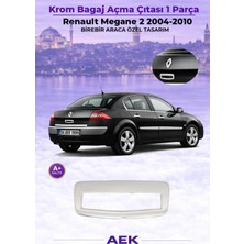 AEK Modern Renault Megane 2 Bagaj Açma 2004-2010 Paslanmaz Çelik