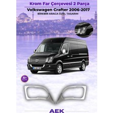 AEK Modern Vw Crafter Far Çerçevesi 2006-2017 Paslanmaz Çelik
